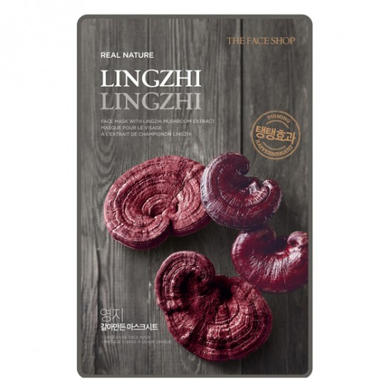 Маска для лица тканевая «Lingzhi Face Mask» с экстрактом линчжи