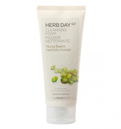 Пенка для умывания с бобами мунг «Cleansing Foam Mung Bean»