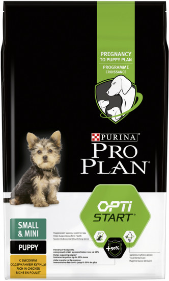 Корм для щенков мелких и карликовых пород «Pro Plan», с курицей и рисом (7 кг)