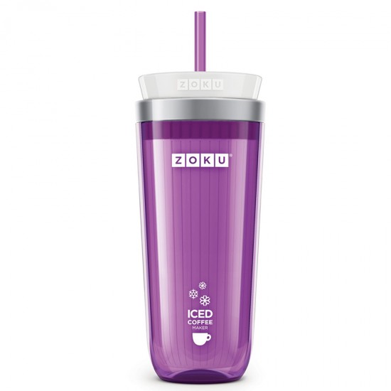 Стакан для охлаждения напитков «Iced Coffee Maker» (фиолетовый)