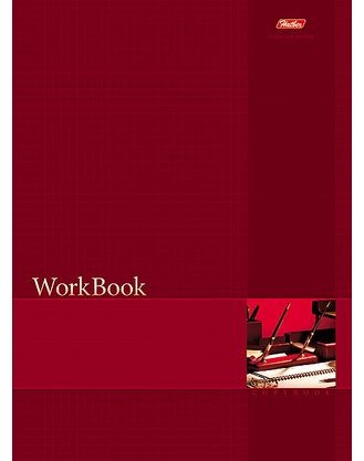 Книга канцелярская в клетку (96 листов формата А4), бордо