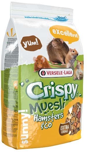 Корм для хомяков и других грызунов «Crispy Muesli Hamsters & Co»