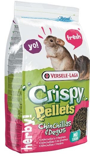 Корм для шиншилл и дегу «Crispy Pellets Chinchillas & Degus», гранулированный (1 кг)