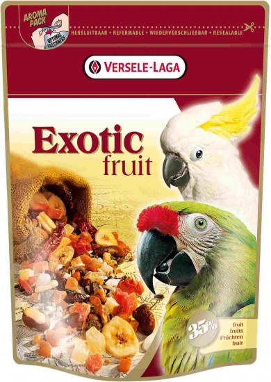 Лакомство для крупных попугаев «Exotic Fruit» с фруктами (600 г)