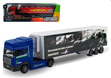 Металлическая машинка Duty Truck «Тягач с полуприцепом»