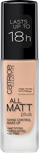 Тональный крем «Shine Control», оттенок 015 Vanilla Beige