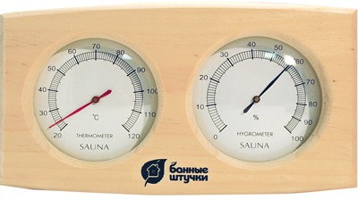 Термометр с гигрометром (24,5х13,5х3 см)