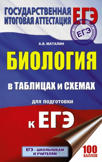 ЕГЭ. Биология в таблицах и схемах для подготовки