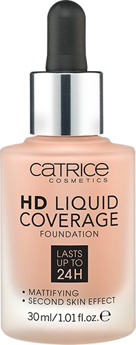 Тональная основа «HD Liquid Coverage Foundation», оттенок 040 Warm Beige