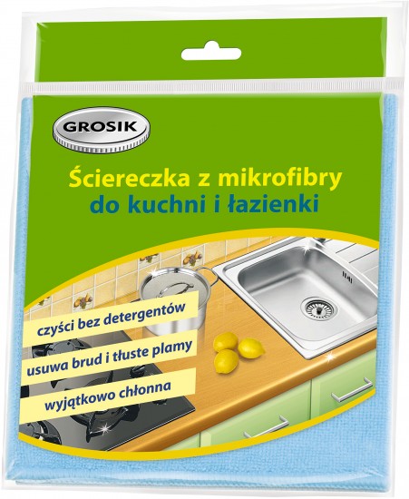 Салфетка из микрофибры для кухни (30×30 см)