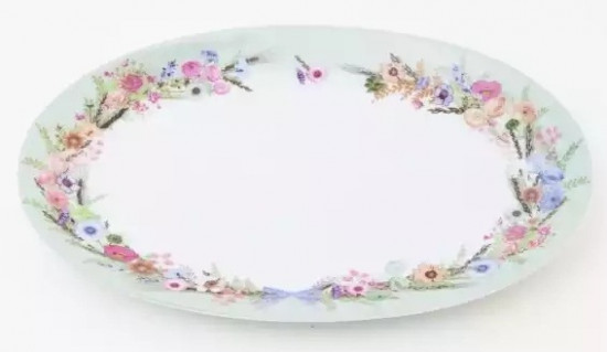 Блюдо овальное «Crown Of Flowers» (26х18 см)