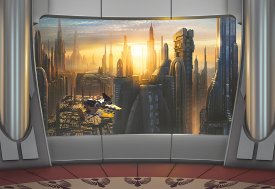 Фотообои «Star Wars Coruscant View» (368 х 254 см)