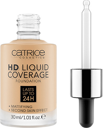 Тональная основа «HD Liquid Coverage Foundation», оттенок 036 Hazelnut Beige