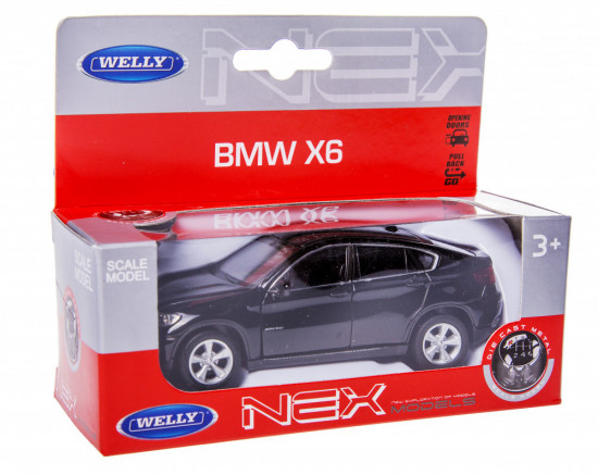 Модель автомобиля «BMW X6», масштаб 1:38