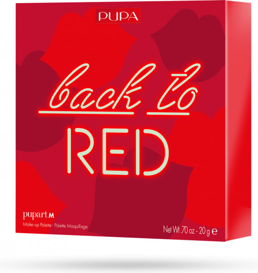 Палетка для макияжа «Pupart», оттенок 001 Back to red