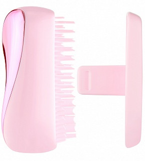 Расческа компактная «Baby Doll Pink Chrome»
