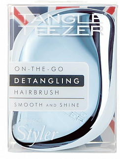 Расческа компактная «Sky Blue Delight Chrome»