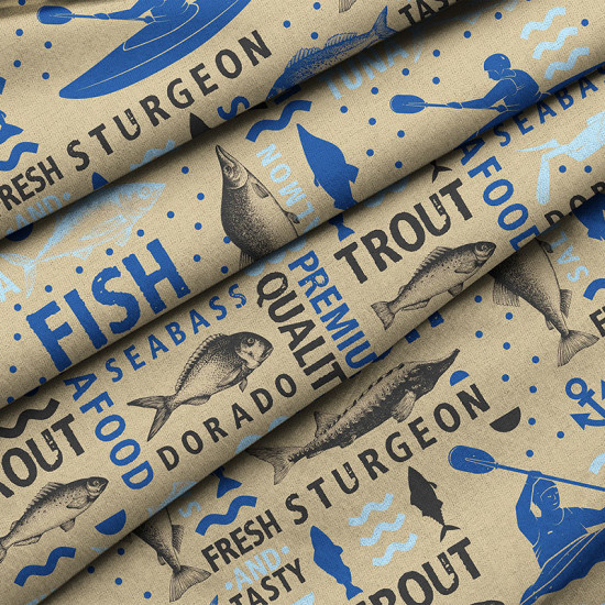 Полотенце «Sea food»