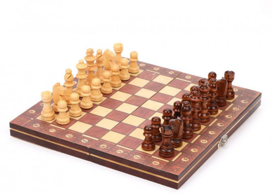Игра настольная 3 в 1 «Шашки, шахматы, нарды»