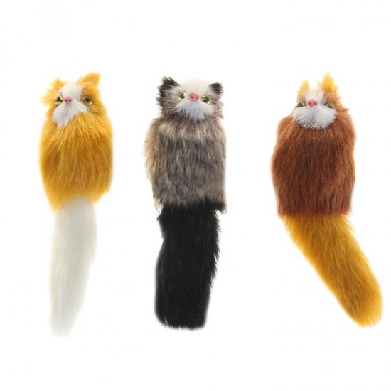 Игрушка для кошек «Кот-дружок», корпус 7 см, цвет в ассортименте