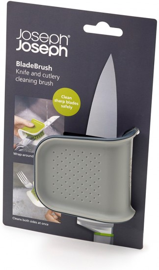 Щетка для столовых приборов и ножей «BladeBrush» серая