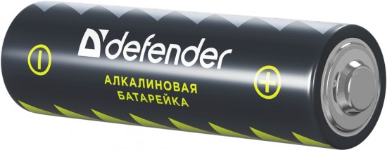 Батарея LR6 AA «Defender» Alkaline LR6-4B, 4 штуки