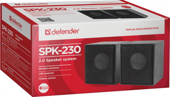 Компактная акустика 2.0 Defender SPK-230