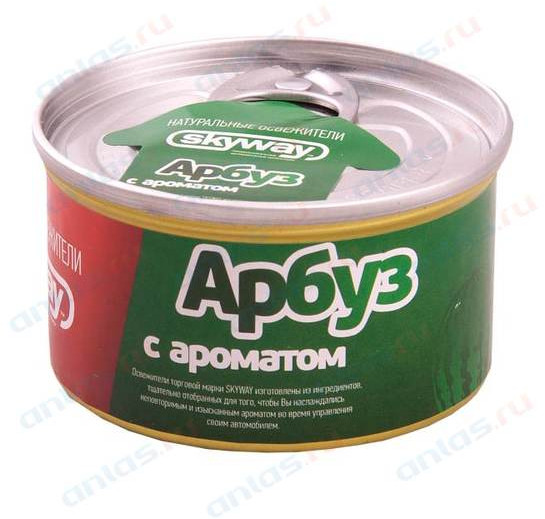 Ароматизатор на панель прессованное дерево «Арбуз»