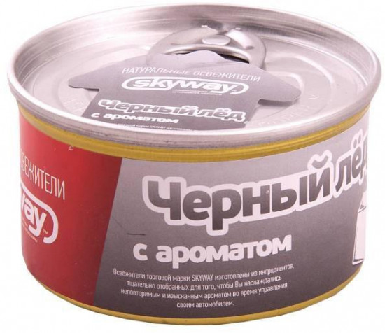 Ароматизатор на панель прессованное дерево «Черный лед»