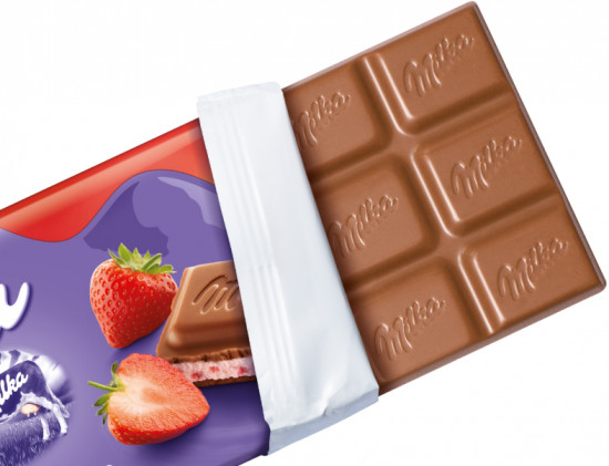 Шоколад Milka «Erdbeer-yoghurt»