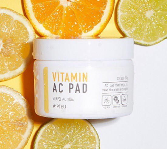 Пилинг-диски для лица с AHA и BHA кислотами «Vitamin AC Pad»