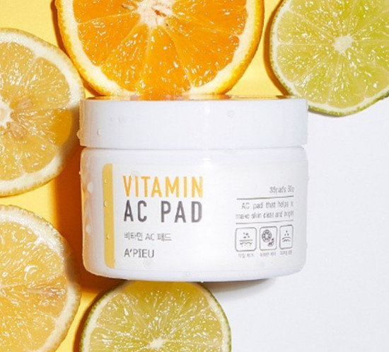 Пилинг-диски для лица с AHA и BHA кислотами «Vitamin AC Pad»