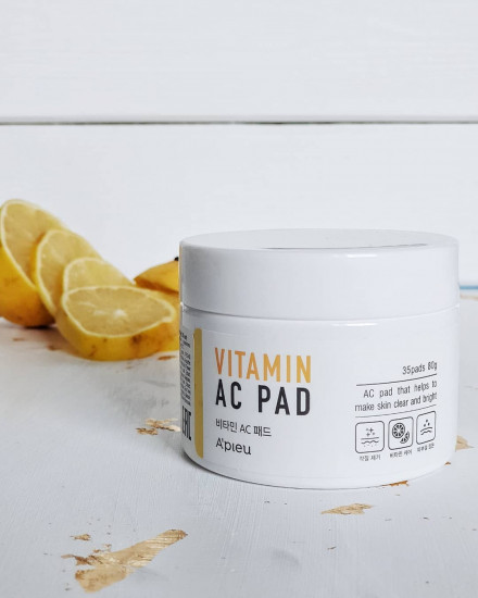 Пилинг-диски для лица с AHA и BHA кислотами «Vitamin AC Pad»