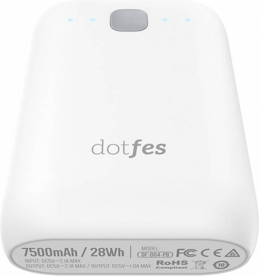 Аккумулятор внешний Dotfes D04-7 7500 mAh