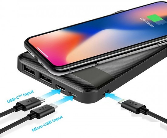 Аккумулятор внешний Promate AuraPack-10 10000 mAh