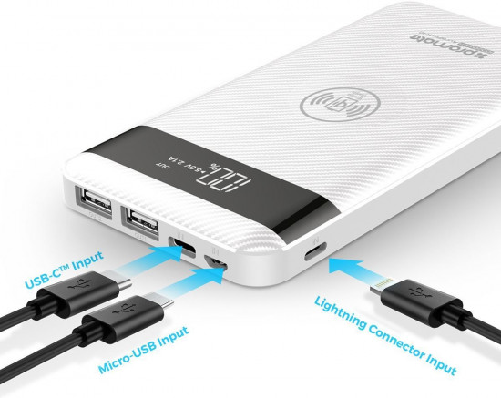 Аккумулятор внешний Promate AuraPack-10 10000 mAh