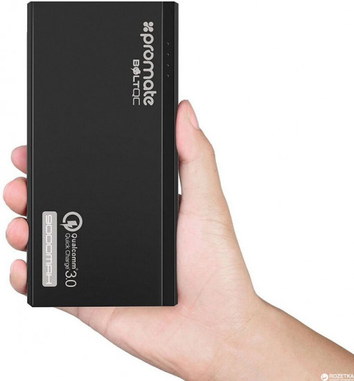 Аккумулятор внешний Promate BoltQC 9000 mAh