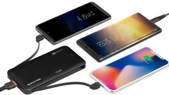 Аккумулятор внешний Promate Crown-10QC 10000 mAh