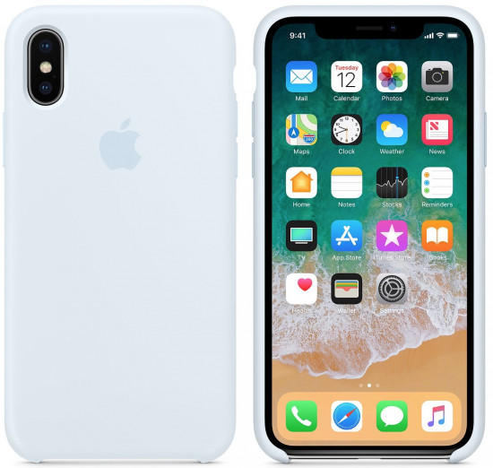 Чехол силиконовый для iPhone X/XS