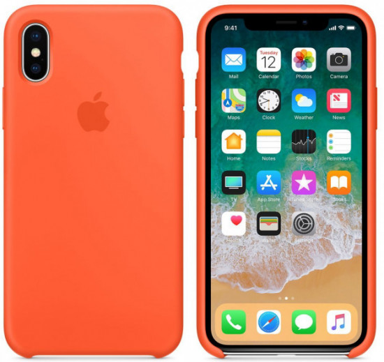 Чехол силиконовый для iPhone X/XS
