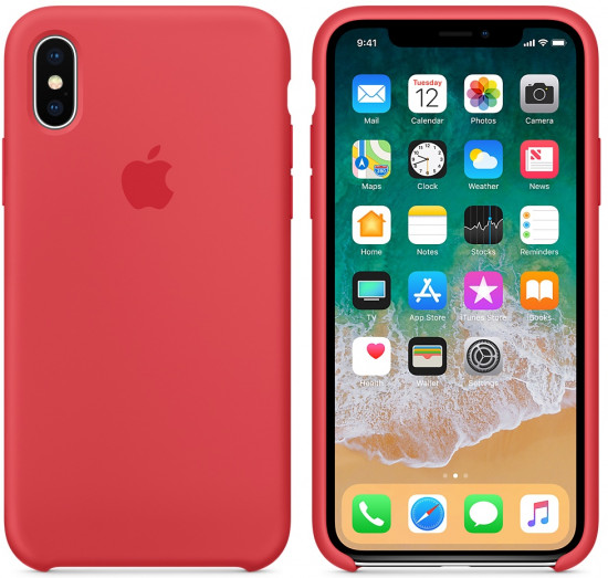 Чехол силиконовый для iPhone X/XS