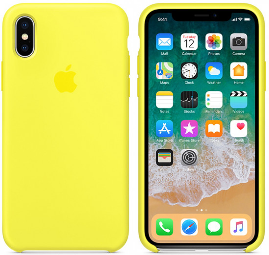 Чехол силиконовый для iPhone X/XS