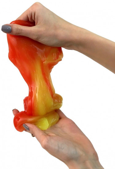 Жвачка для рук «Slime» меняет цвет на желтый