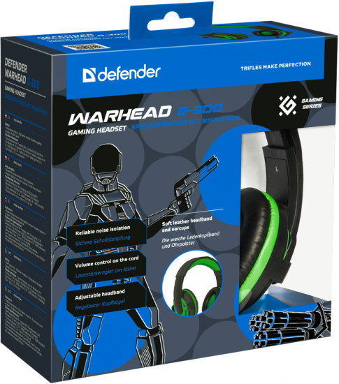 Наушники-гарнитура игровая Defender Warhead G-300