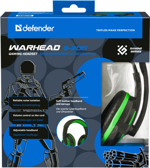 Наушники-гарнитура игровая Defender Warhead G-300