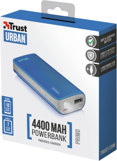 Зарядное устройство Trust Primo 4400 mAh