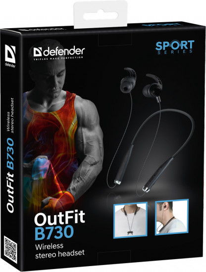 Наушники-гарнитура беспроводные Defender OutFit B730