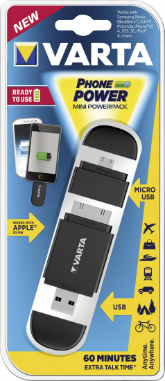 Зарядное устройство Varta Mini Powerpack 400 mAh