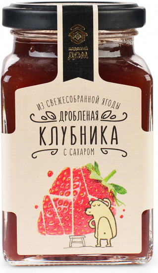 Клубника дробленая с сахаром