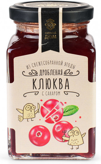 Клюква дробленая с сахаром